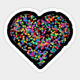 dot day heart Sticker